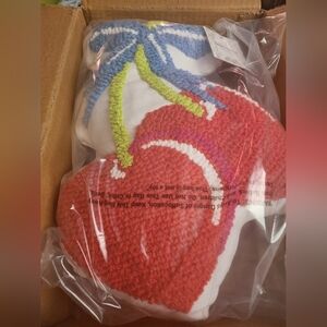 New Cherry Embroidered Throw Pillows